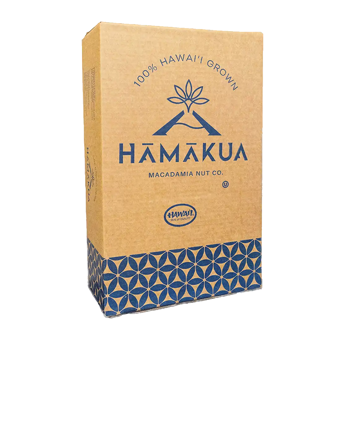 Bulk box of Hāmākua Macadamia Nut Company macadamia nuts