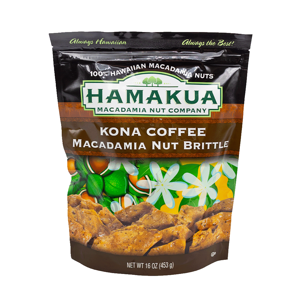 Kona Coffee Macadamia Nut Brittle | Hāmākua Macadamia Nut Company