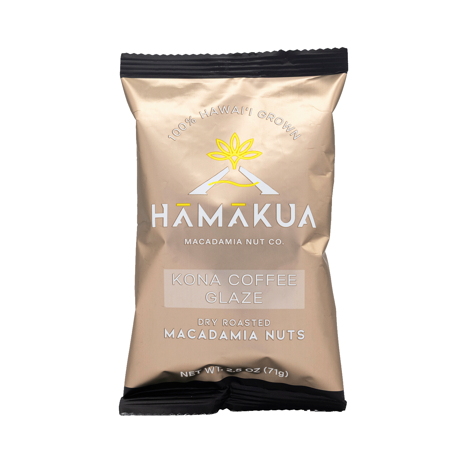 Hāmākua Macadamia Nut Company Kona Coffee Glaze macadamia nuts 2.5oz Pouch
