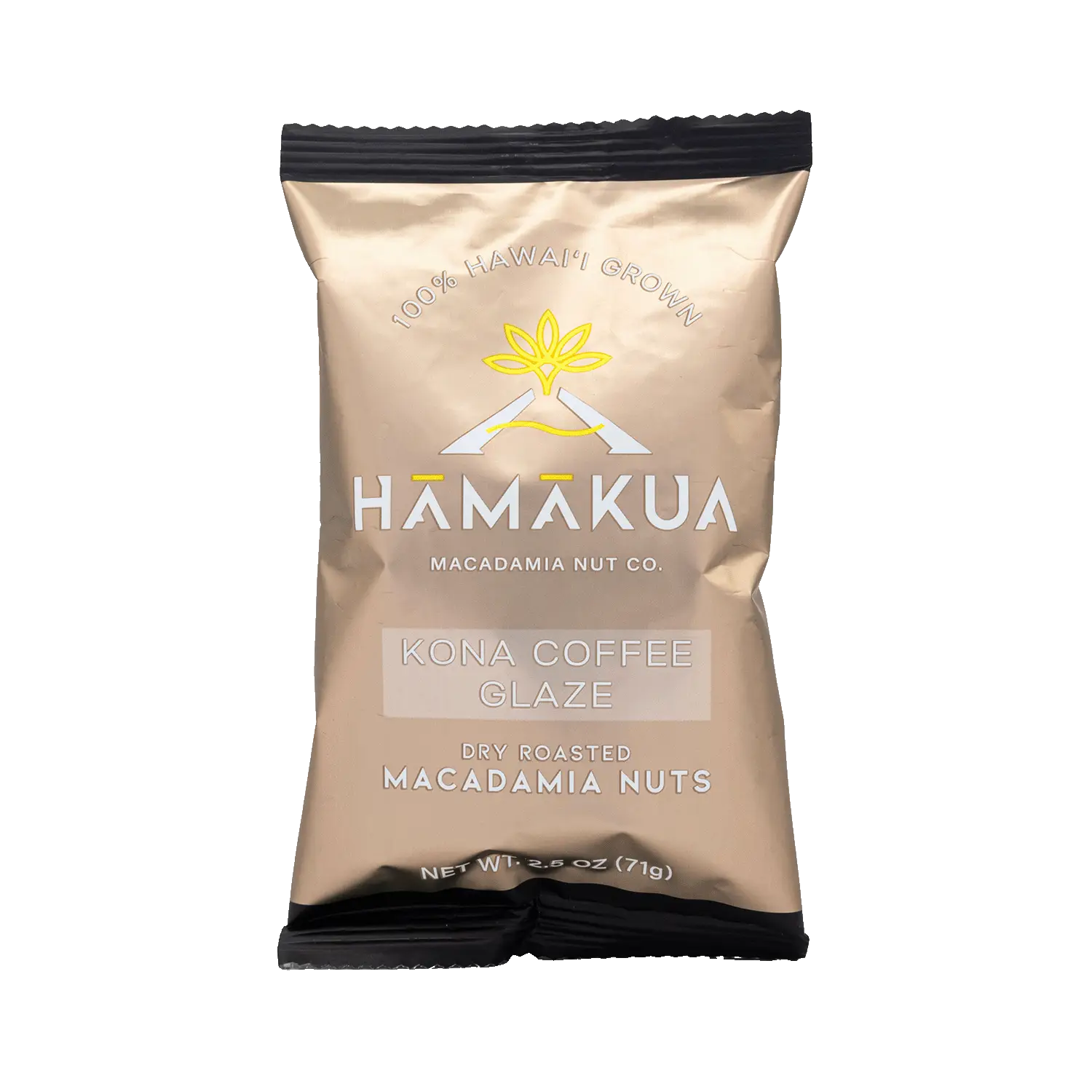 Hāmākua Macadamia Nut Company Kona Coffee Glaze macadamia nuts 2.5oz pouch