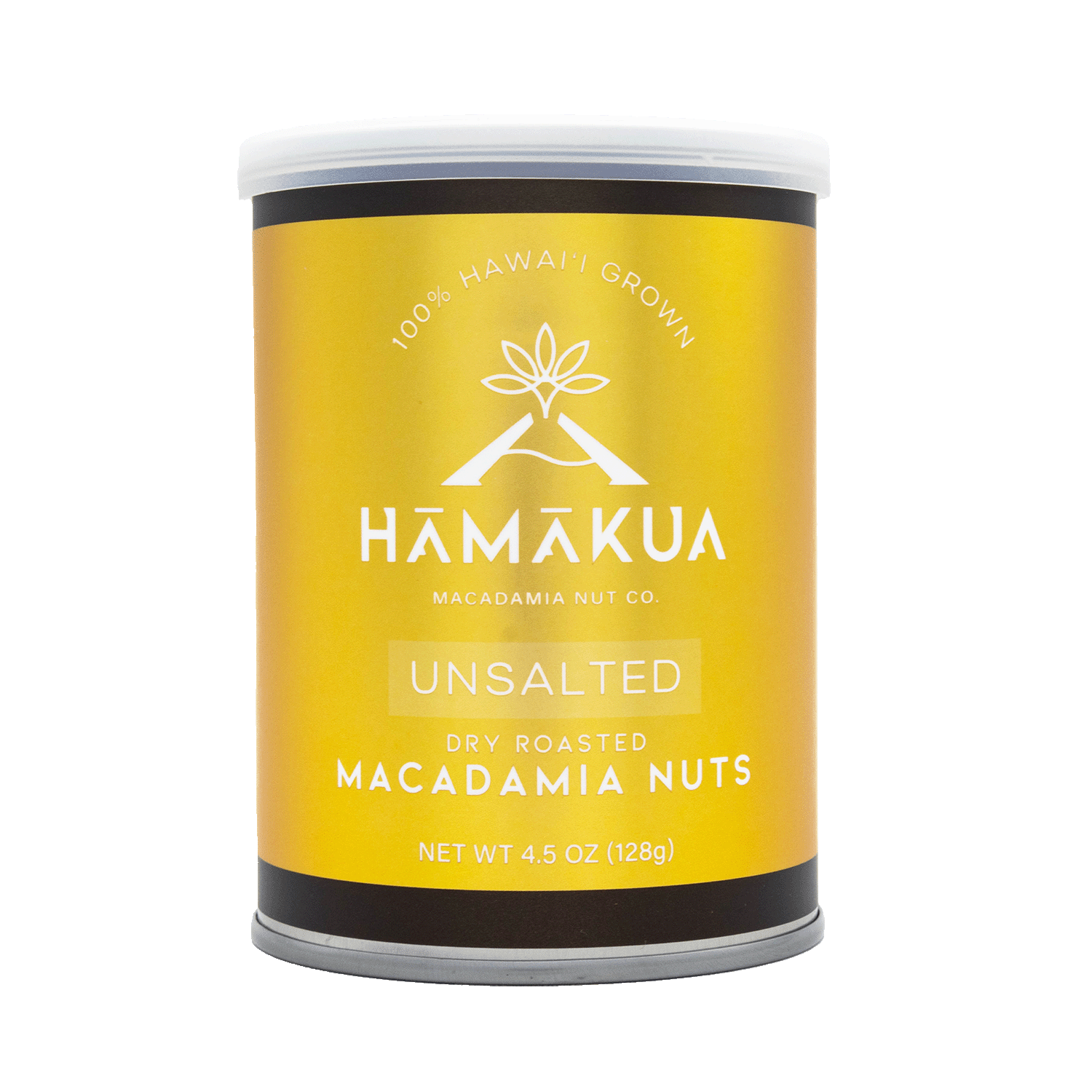 Hāmākua Macadamia Nut Company Unsalted macadamia nuts 4.5oz can