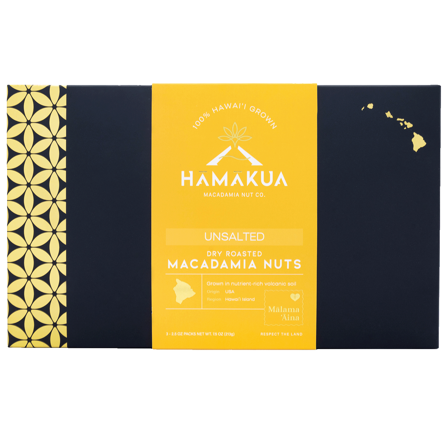 Hāmākua Macadamia Nut Company Unsalted macadamia nuts 7.5oz box