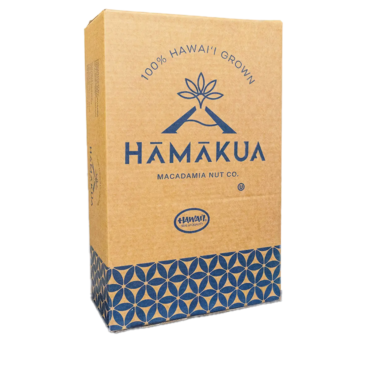 Bulk box of Hāmākua Macadamia Nut Company macadamia nuts