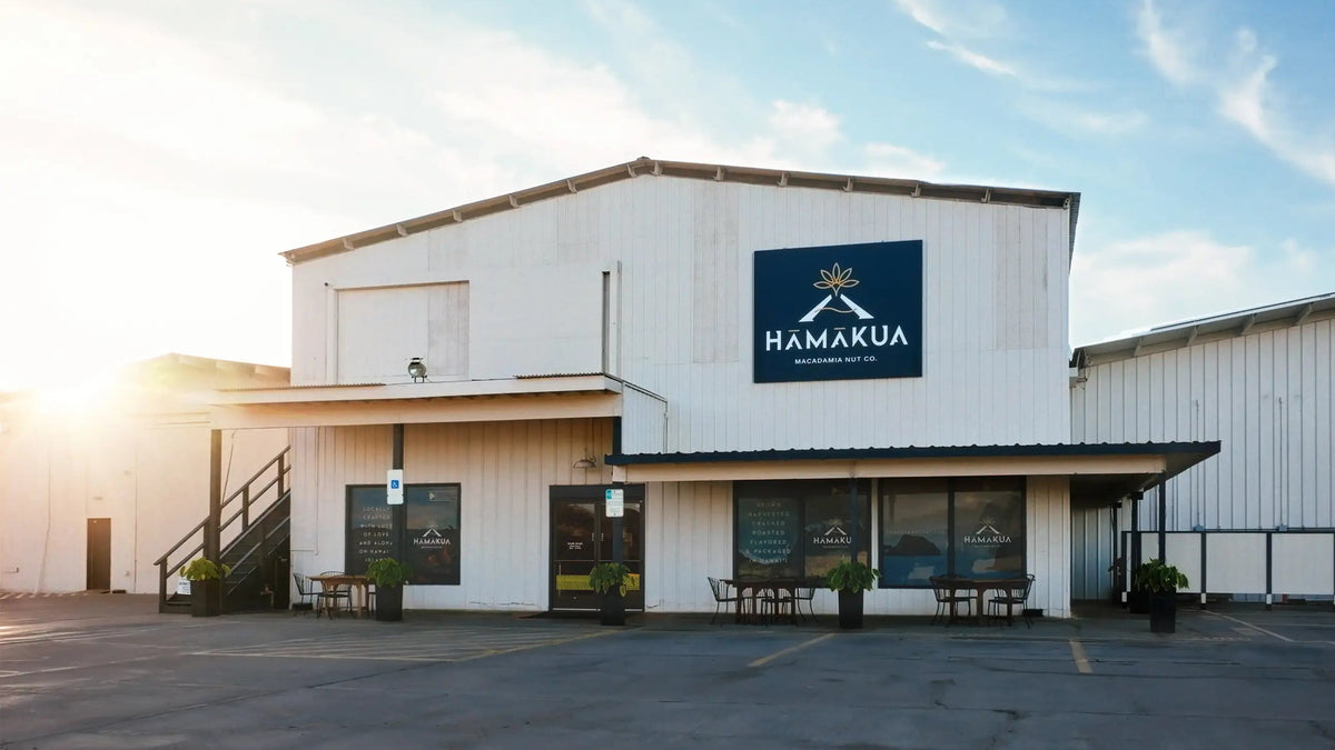 Building with Hamakua logo on a clear day