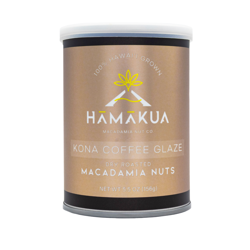 Hāmākua Macadamia Nut Company Kona Coffee Glaze macadamia nuts can
